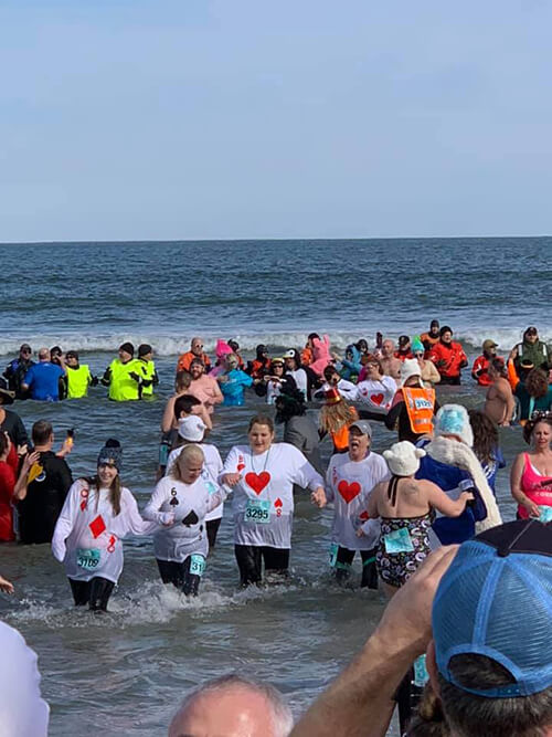 Emily at Polar Plunge 2020